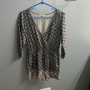 Aeropostale patterned romper